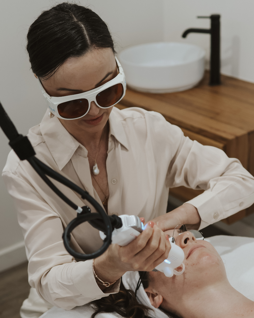 Laser hair removal treatment with the DermaV Nd:YAG at The Clinic Skin Health, Canberra