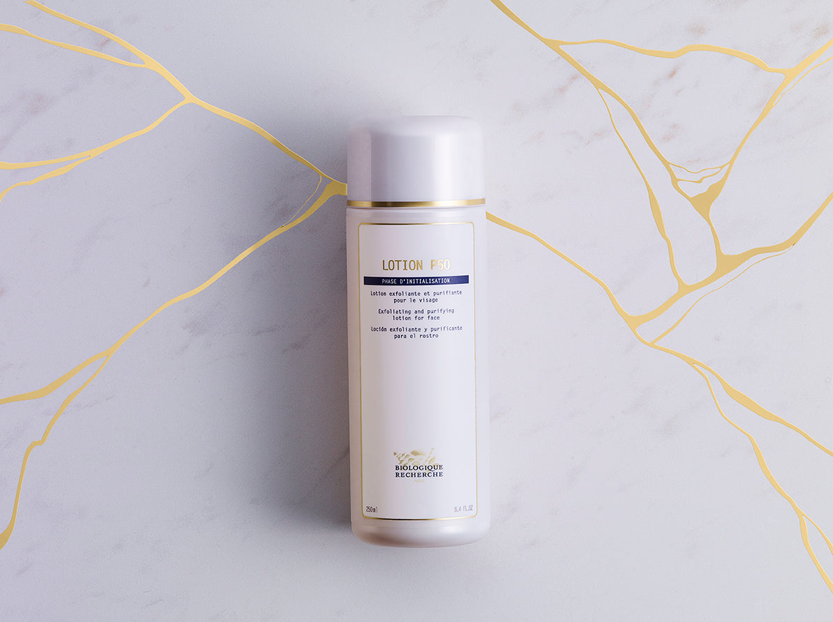 Biologique Recherche Lotion P50 exfoliating lotion bottle