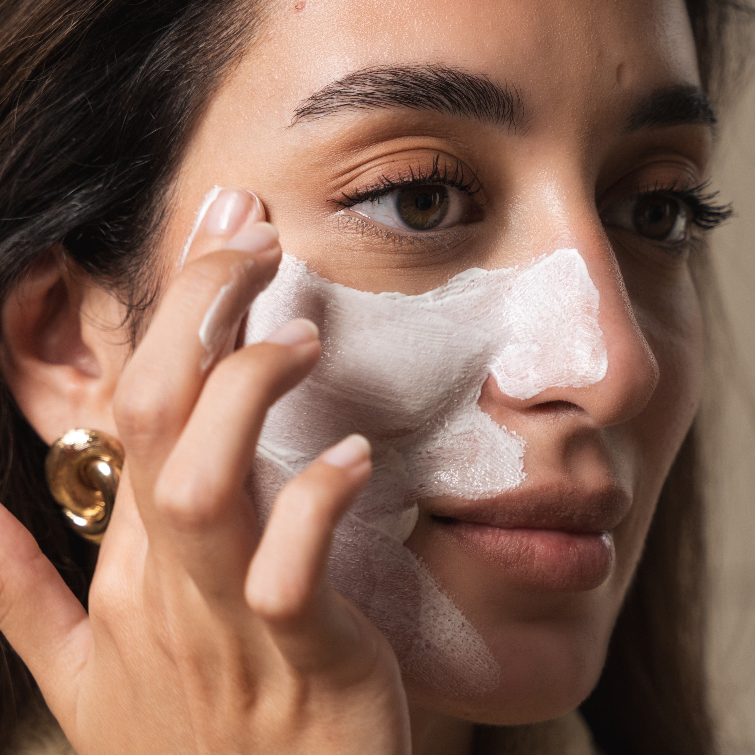Biologique Recherche Masque Visolastine + being applied to the skin