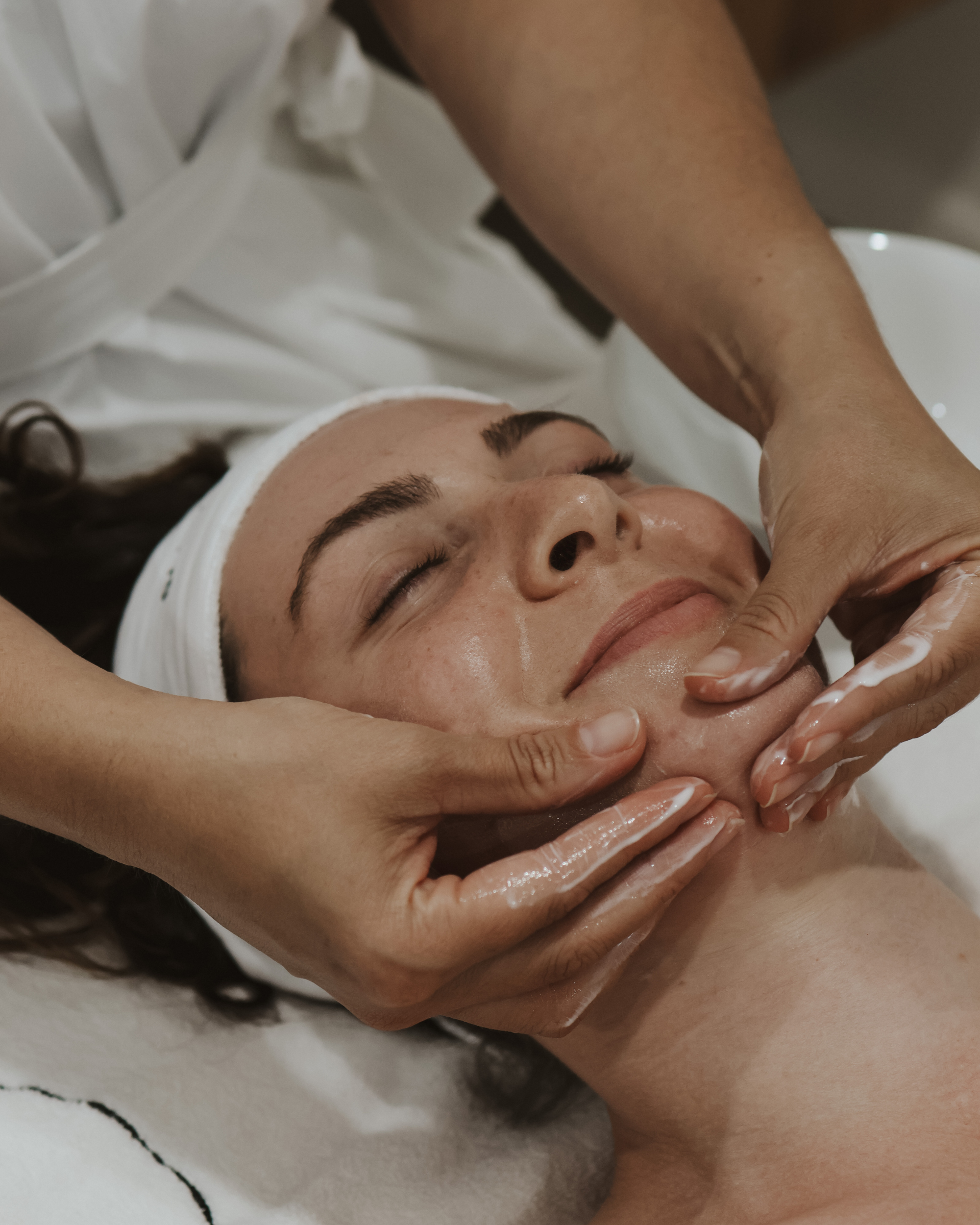 Clinician performing a professional peel for acne and congestion at The Clinic Skin Health & Wellness Canberra