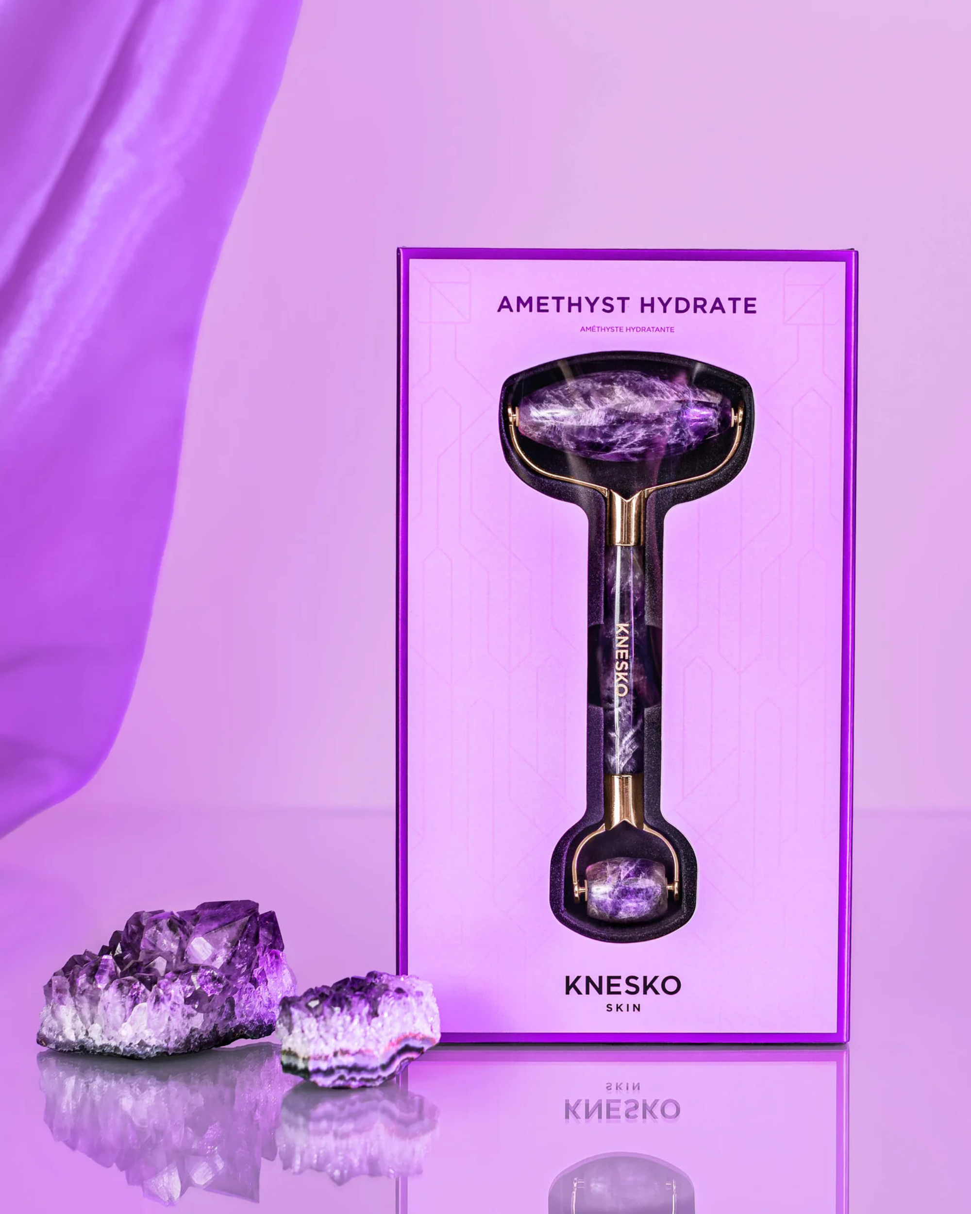 Amethyst Gemstone Roller