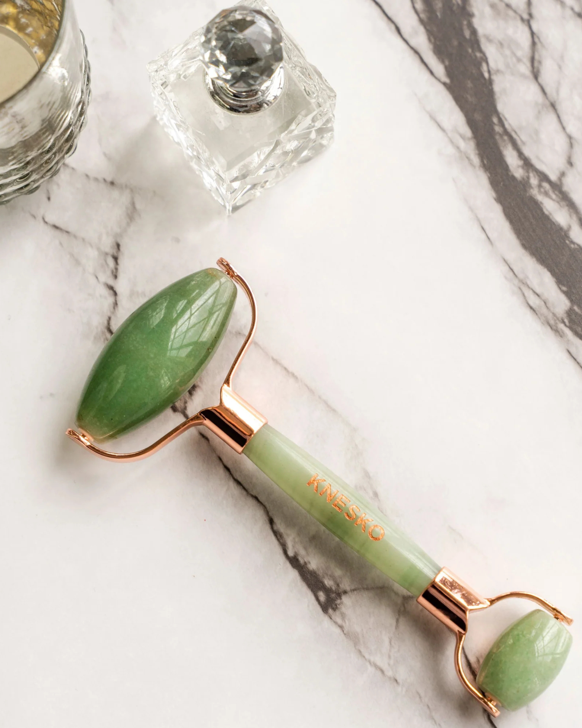 Green Jade Gemstone Roller